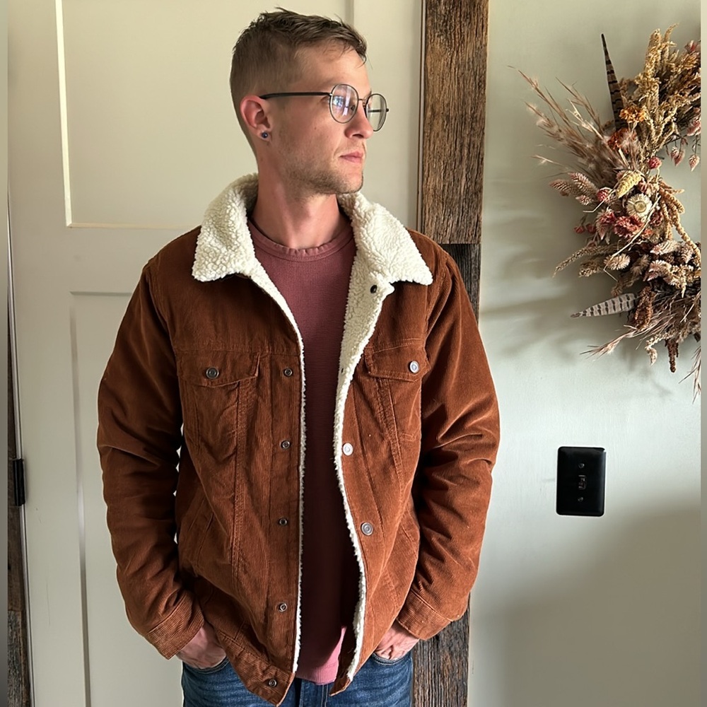 Western Sherpa and Corduroy Jacket